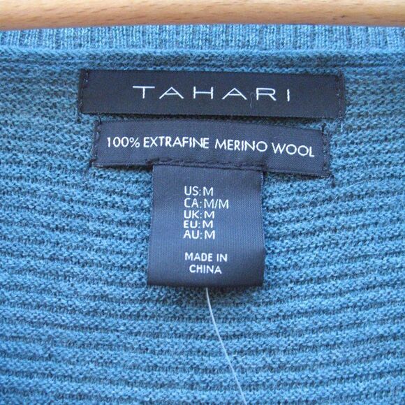 NWOT Extra Fine Merino Wool Textured Knit Pullover Sweater - Picture 7 of 7